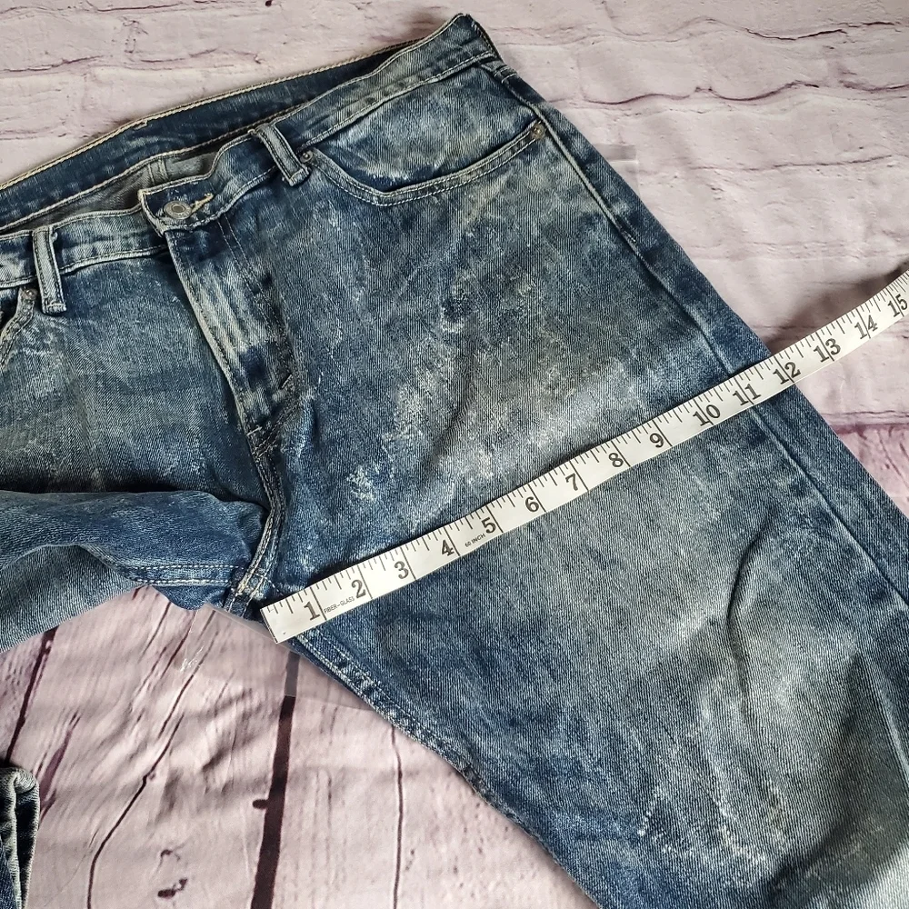 Levi's 510 Denim Blue Jeans Straight Leg 36x32